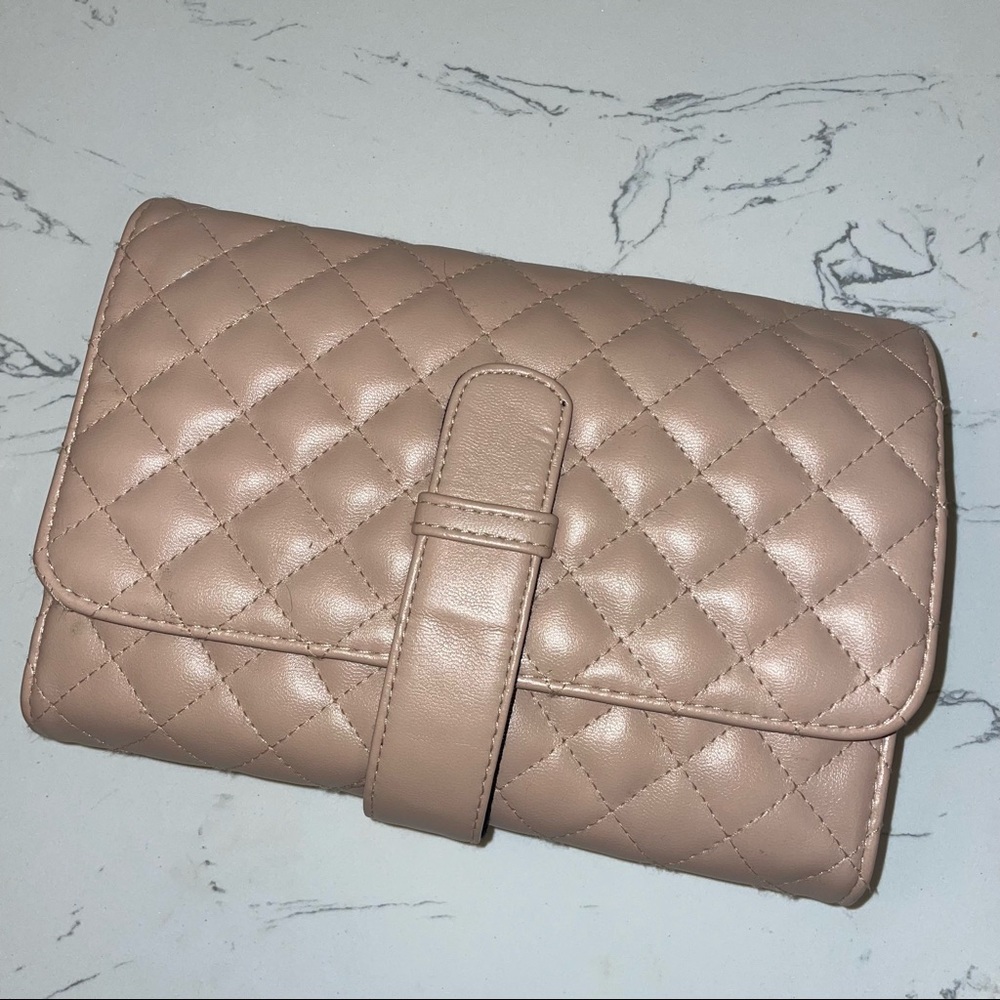 Beige Make Up Brush Case